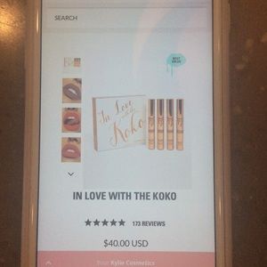 BNIB In love with the Koko liquid lip Kollection